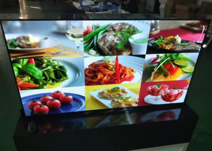 Transparent OLED Display Kiosk